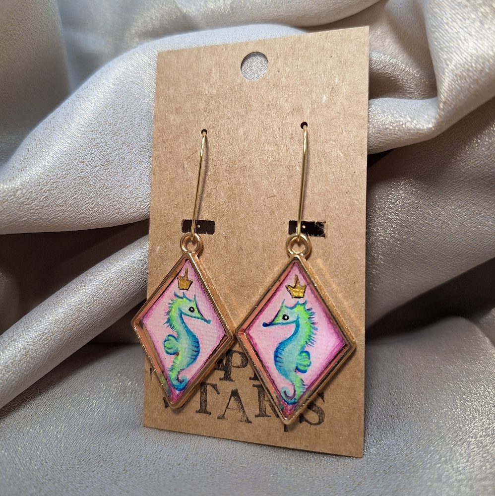 Hand painted earrings
